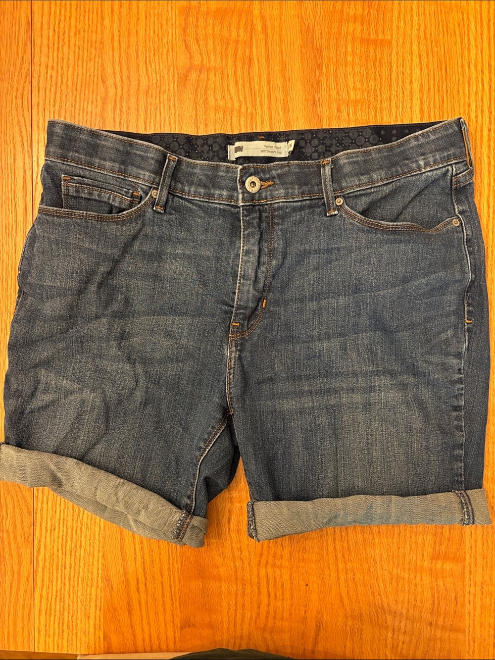 Levi's Blue Denim Jean Shorts